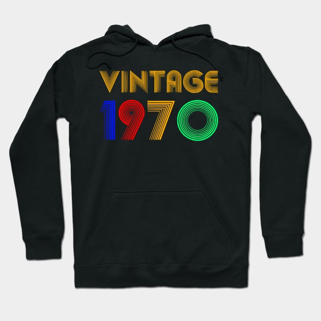 Vintage 1970 Hoodie by VisionDesigner